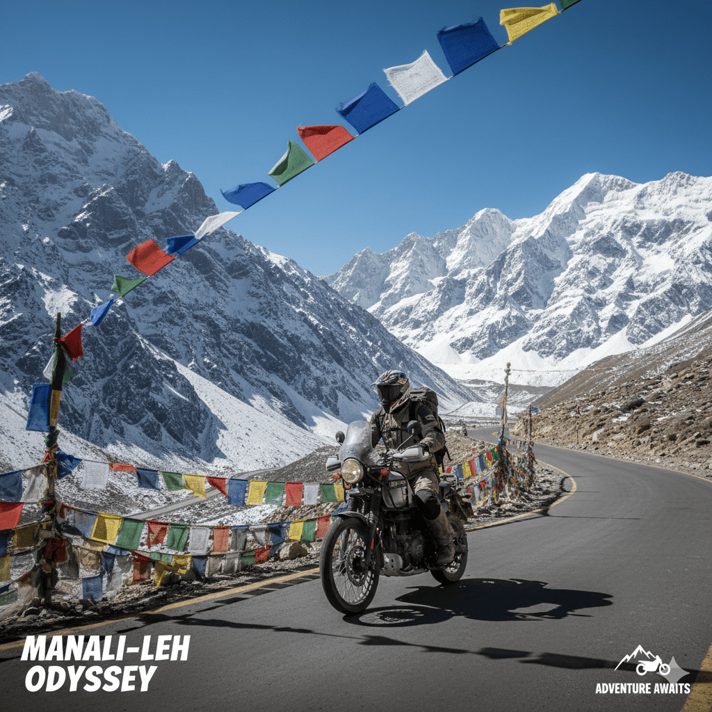 Manali Leh Srinagar Bike Trip - 10 Days