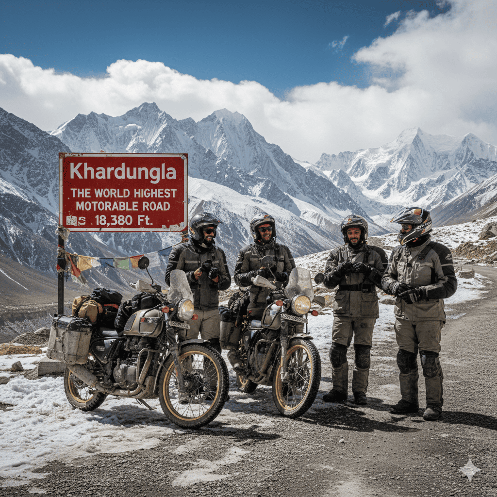 10 Days Leh Ladakh Bike Trip Itinerary