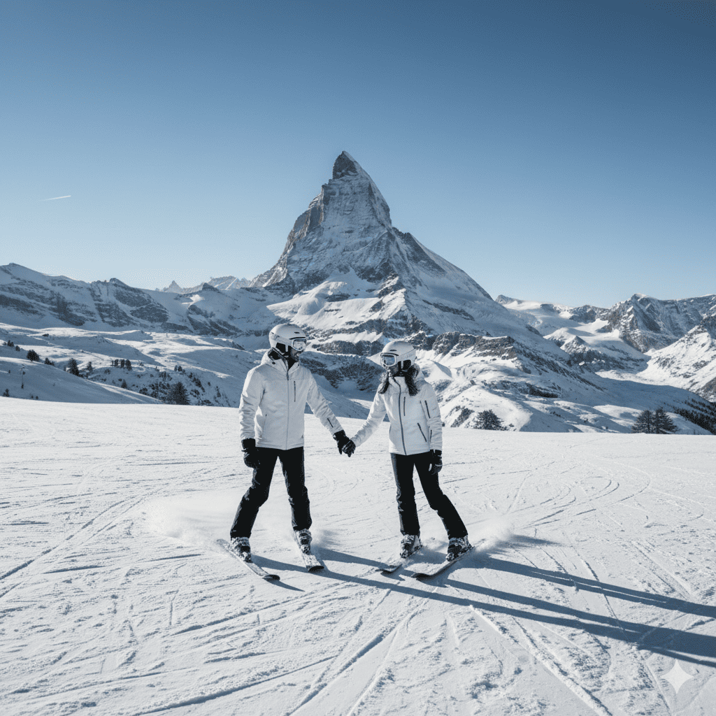 Honeymoon Ski Trip Switzerland